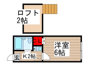 サンパレス大和田３番館の物件間取画像